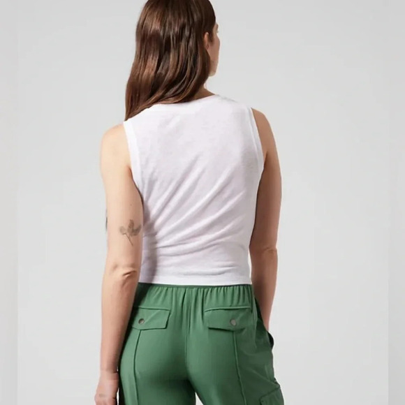 Athleta Grey Breezy Twist Tank, Small - Picture 2 of 11